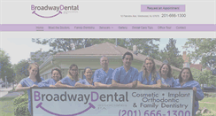 Desktop Screenshot of broadwaydentalassociates.com